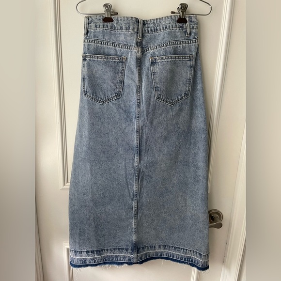 SOLD ~ DAZY High Waisted Denim Skirt - Picture 4 of 4